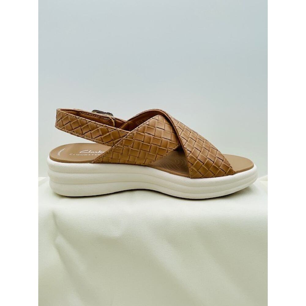 Clarks Brown Woven Slingback Platform Sandals NWOT - Picture 11 of 16